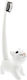 Pylones Toothbrush Support Base Plastic with Suction Cup White