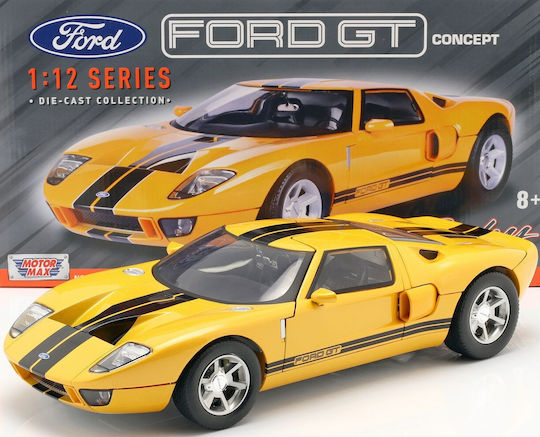 Motormax Ford Фигура за Моделизъм Автомобил Жълта в Мащаб 1:12