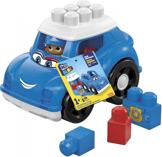 Mega Bloks Cuburi De Construit Vehicle Peter Poliție Pentru 1+ Ani 6 Bucăți