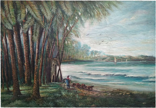Natur in Segeltuch 80x60 cm
