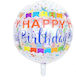 Happy Birthday Banner for Party in Transparent Colour 4cm