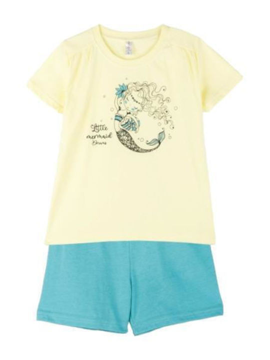 Dreams Kids Pyjamas Summer Cotton Yellow