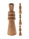 Koopman Candle Holder Wooden 22cm 1pcs Various Designs