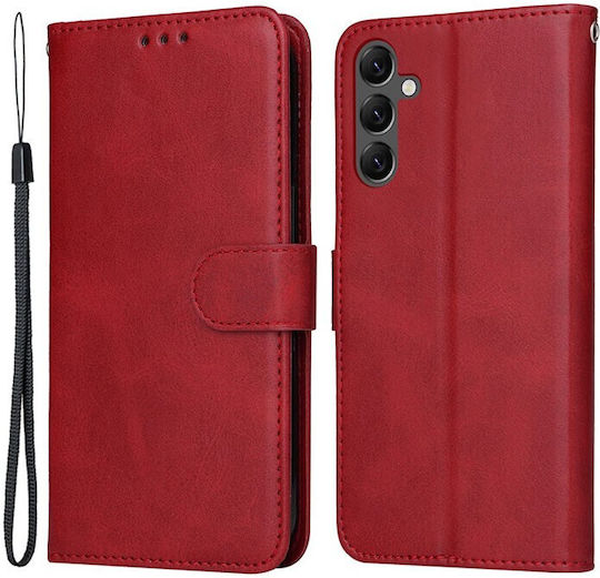 Samsung Wallet Leather Red (Galaxy A25 5G)