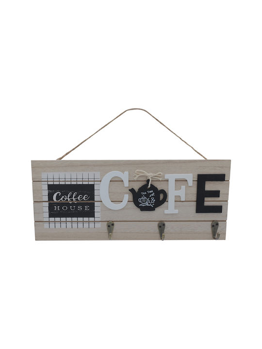 Uncle George Hanging Decorative made of Wooden 34.5x1x14.5cm 1pcs