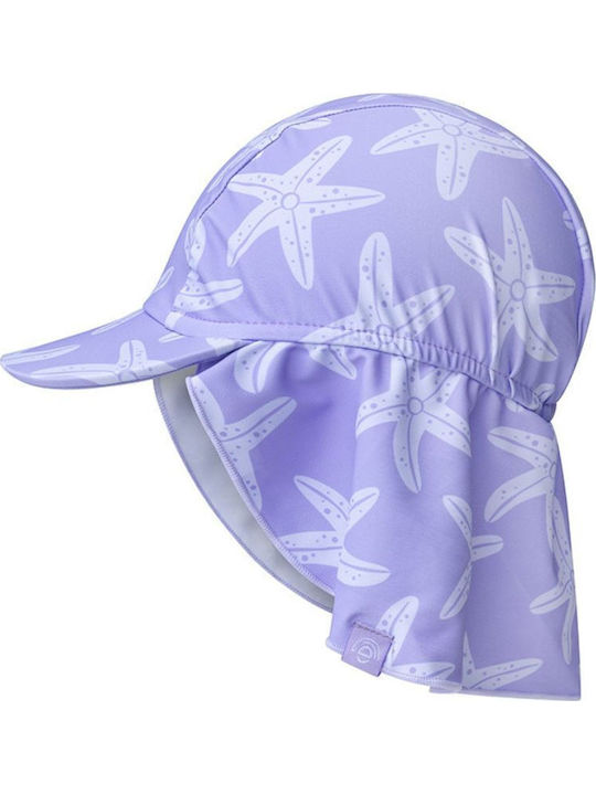 Swim Essentials Παιδικό Καπέλο Υφασμάτινο Αντηλιακό Λιλά