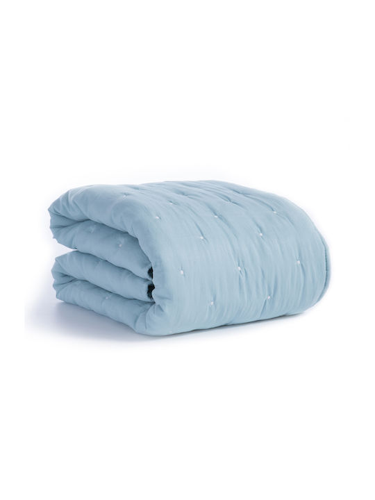 Nef-Nef Homeware Shy Pătură pentru bebeluși Microfibra Aqua 110x150cm