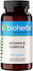 Bioherba Vitamin B Complex Витамин за Енергия, Косата & Кожата 100 капси