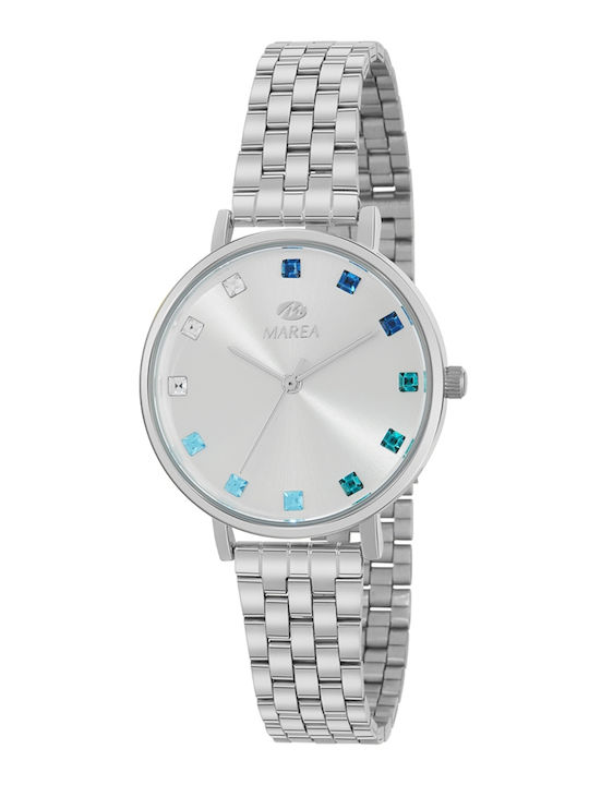 Marea Damen Uhr mit Silber Metallarmband B41353/1 Skroutz Germany