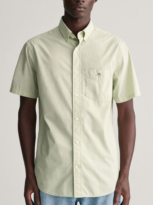 Gant Men's Shirt Cotton Green