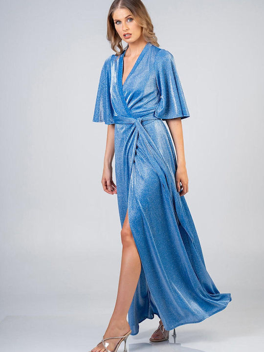 Maxi Abendkleid Wickel Lyurex
