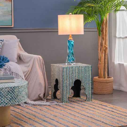 Beistelltisch Ivory Blau