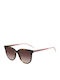 Missoni Women's Sunglasses with Brown Tartaruga Plastic Frame and Brown Gradient Lens