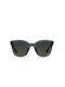 Meller Mahé Sunglasses with Gray Plastic Frame and Green Polarized Lens MH-FOSSILOLI