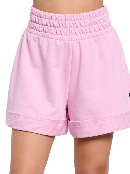 BodyTalk Women's High-waisted Sporty Shorts Pink