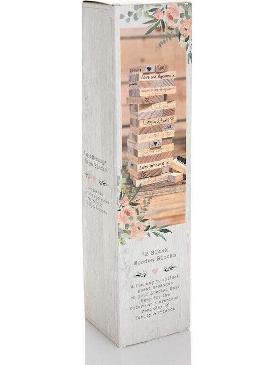 Love Story Holzklötze Gästebuch 63pcs 6415 5017224925755 Dekoration