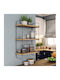 Wandregal Pulalis Kiefer 40x20x66cm