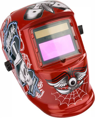 Red Technic Welding Helmet Red