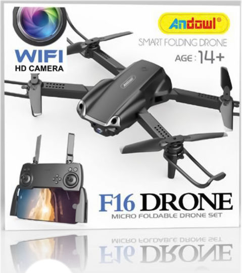 Andowl F16 Drohne 2.4 GHz mit Kamera 720p und Steuerung