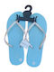 Majesty Women's Flip Flops Light Blue