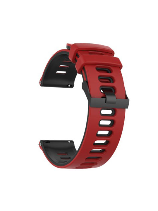 Dual-Farben Armband 22mm Huawei Watch GT4 Rot Schwarz
