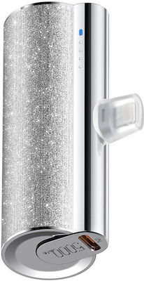 Veger W0573P Power Bank 5000mAh 20W Stromlieferung Silber