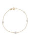 FenixJewelry Femeie Brățară din Aur 14K cu Perle