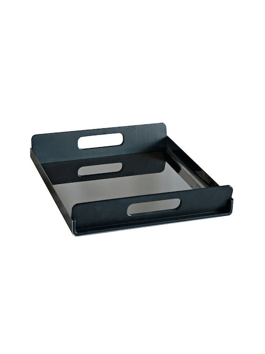 Alessi Неръждаем Поднос за сервиране с Дръжки в Сив Цвят 45x30x6.2см GIA01/45 1бр