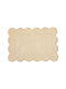 Fabric Placemat Beige 45x30cm