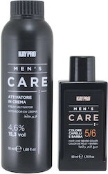 Kaypro Kit Men’s Care Hair & Beard Color 5/6 Light Brown 50ml + 50ml