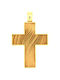 Senzio Belibasakis Men's Gold Cross 14K