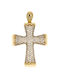 Senzio Belibasakis Damen Gold Kreuz 14K