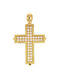 Senzio Belibasakis Women's Gold Cross 14K