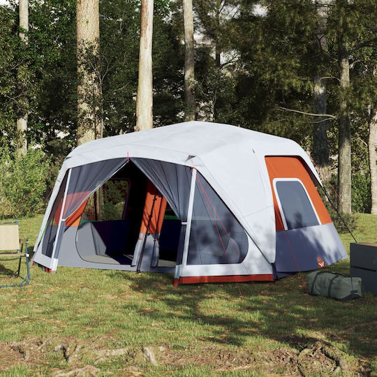 vidaXL Καλοκαιρινή Σκηνή Camping Πορτοκαλί για 10 Άτομα 443x437x229εκ.