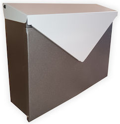 Viometal Outdoor Mailbox Metallic in Gray Color