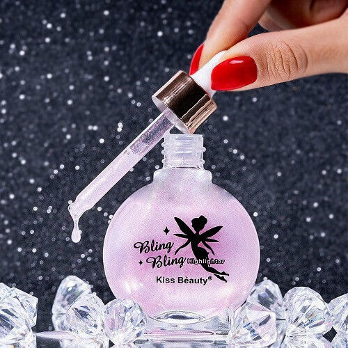 Highlighter lichid Kiss Beauty Bling Bling Bling Highlighter 02 Pink 40 Ml