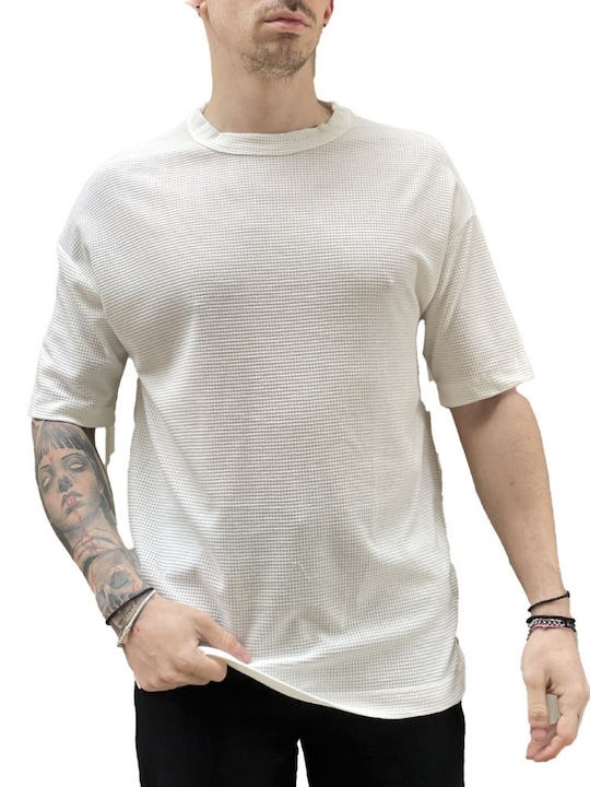 Marrakech Men's Short Sleeve Blouse WHITE