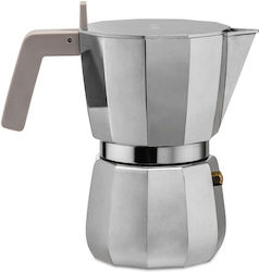 Alessi Stovetop Pot for 6 Cups Gray