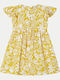 Children's Dress Short Sleeve Yellow