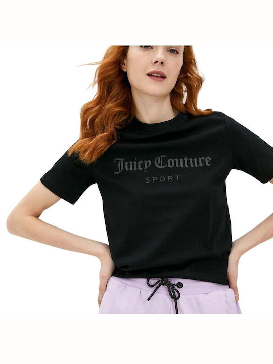 Juicy Couture Damen T-Shirt Schwarz