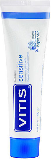 Dentaid Vitis Sensitive Toothpaste Reduces Tooth Sensitivity Repairs Enamel 100ml