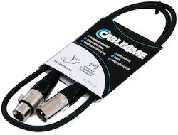 Cable4Me XLR male to XLR female 1m Cable