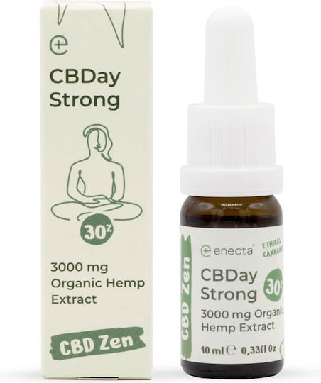 Enecta Cbday Strong Ulei CBD Spectru Complet 30% 10ml