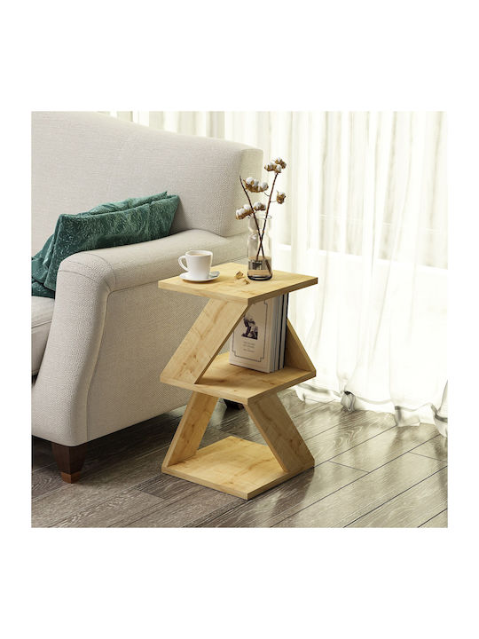 Rectangular Side Table Albeni Wooden Sapphire L30xW30xH50cm.