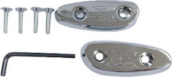 Motorcycle Mirror Cap Silver B02001018