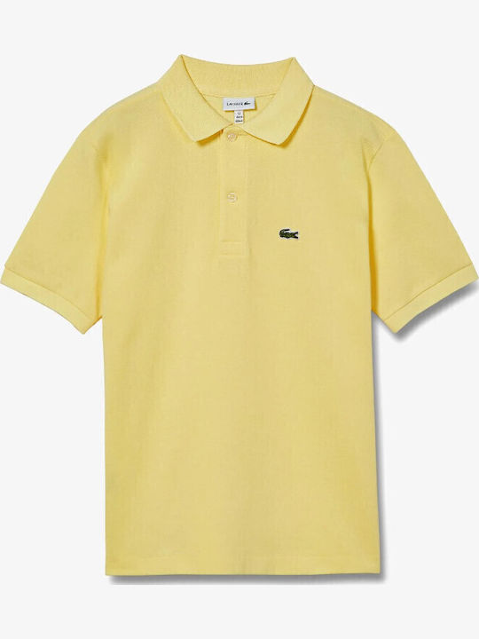 Lacoste Παιδικό Polo Κοντομάνικο Yellow