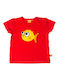 Lipfish Kids Blouse Short Sleeve red