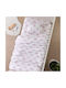 Borea Fairy Baby Sheets Set Crib Cotton Lilac 120x160cm 3pcs