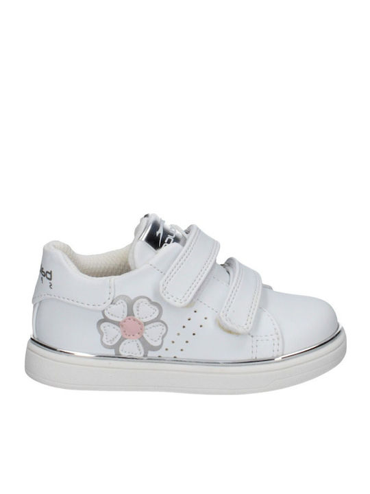 Παιδικά Sneakers με Σκρατς Λευκά