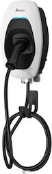 Delta Wall Mounted Three-Phase 22kW Charging Station with Built-in Cable Type 2